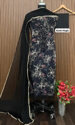 MODAL COTTON DESIGNER SHIRT (BLACK MAGIC)
