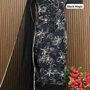 MODAL COTTON DESIGNER SHIRT (BLACK MAGIC)