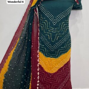 COTTON DESIGNER SHIRT BANDHNI 3D (WONDERFUL 6)