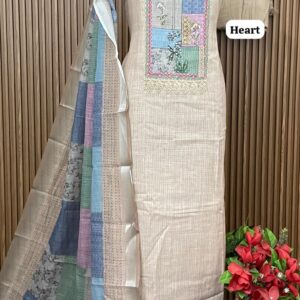 LINEN DESIGNER SHIRT (HEART)