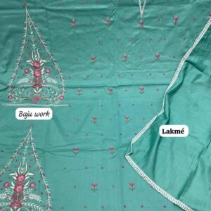 COTTON DESIGNER SUIT ALLOVER 5 MTRS (LAKME)