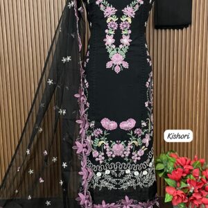 VISCOSE ORGANZA DESIGNER SHIRT (KISHORI)