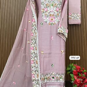 TISSUE MUL CHANDERI DESIGNER SHIRT (TMC 6N)