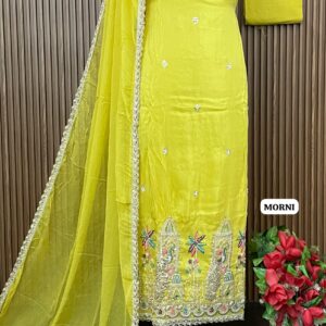 SHIMMER DESIGNER SHIRT HANDWORK (MORNI)
