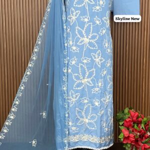 MODAL MUSLEEN DESIGNER SHIRT (SKYLINE NEW)