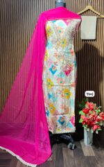 Designer glass organza handwork shirt (TEEJ)
