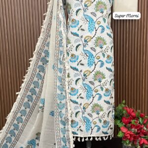designer musleen cotton shirt (SUPER MORNI)