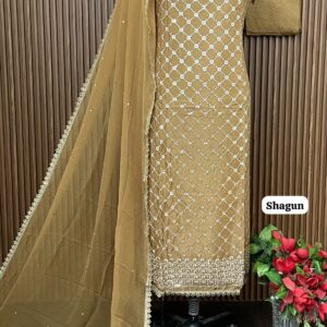 GLASS ORGANZA DESIGNER SHIRT (SHAGUN)
