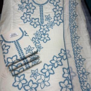 CRUSH COTTON ALLOVER DESIGNER SUIT 5 MTS (PILOT)