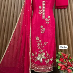 GLASS ORGANZA DESIGNER SHIRT (SHLOKA)