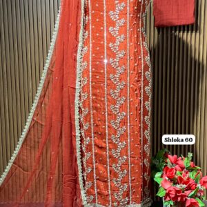 GLASS ORGANZA DESIGNER SHIRT (SHLOKA 60)