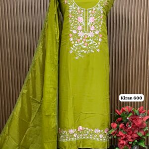 MUSLEEN COTTON DESIGNER SUIT ALLOVER 5 MTS (KIRAN 600)