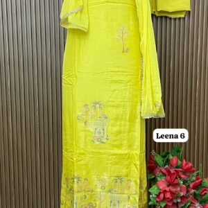 MODAL SILK BANARSI DESIGNER SHIRT (LEENA 6)