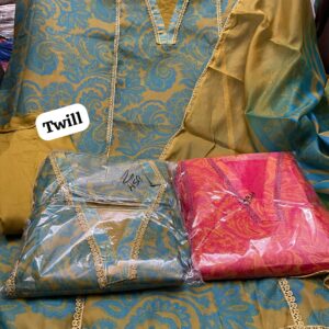 PREMIUM TWILL ORGANZA SUITS