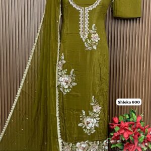 GLASS ORGANZA DESIGNER SHIRT (SHLOKA 600)