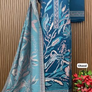 Premium kalamkari Weaving Pashmina Suit With Designer Stole (GHAZAL)