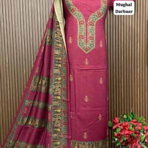 PASHMINA DIGITAL PRINT DESIGNER SHIRT (MUGHAL DARBAR)