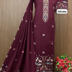 SUPER HIT Premium Weaving Pashmina Suit With Designer Stole (DILRUBA)