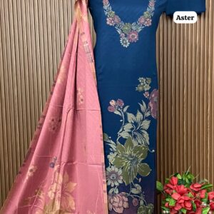 SUPER HIT Premium Weaving Pashmina Suit With Designer Stole (ASTER)