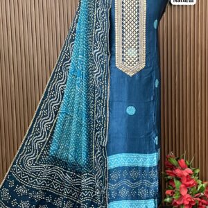 PURE GAJJI SATIN SILK DESIGNER SHIRT (NATURAL)