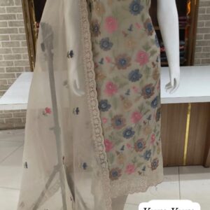 CRYSTAL SILK DESIGNER SHIRT (KUM KUM)