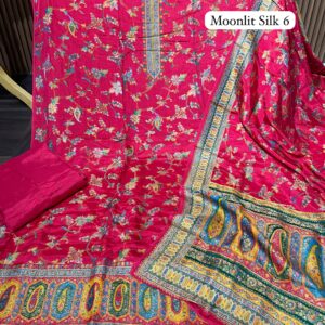 SILK MOON LIT DESIGNER SHIRT (MOON LIT SILK 6)